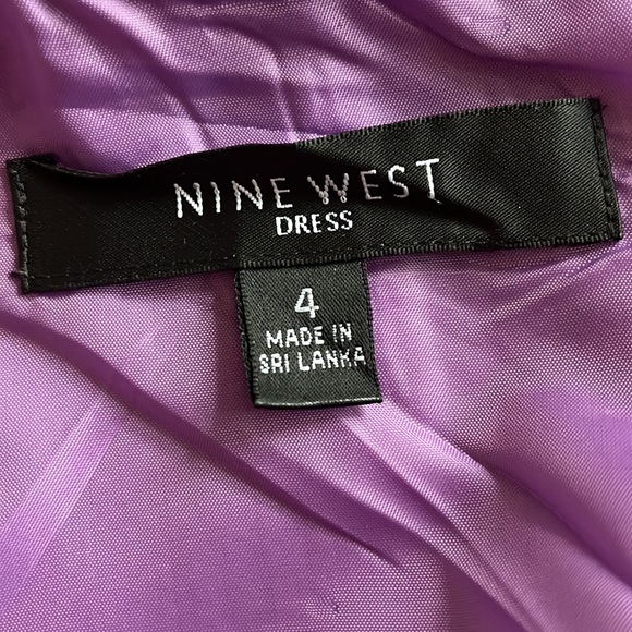 NWT Nine West purple dress. - Picture 5 of 6